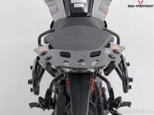 Set borse laterali Legend Gear LC2 e supporti SLC - 27,0L - nero-marrone - KTM 125 Duke ('21-) - SW-Motech