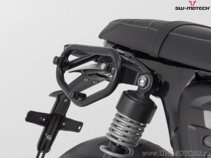 Set borse laterali Legend Gear LC2 e supporti SLC - 27,0L - nero-marrone - Triumph Speed Twin 1200 ('18-) - SW-Motech