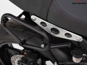Set borse laterali Legend Gear LC2 e supporti SLC - 27,0L - nero-marrone - Yamaha XSR900 ('15-'21) - SW-Motech