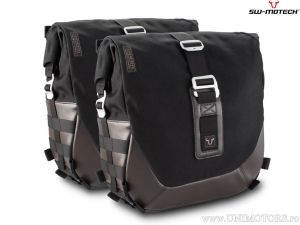 Set borse laterali Legend Gear LC2 e supporti SLC - nero-marrone - Benelli Leoncino 500 ('17-) / 500 Trail ('18-) - SW-Motech