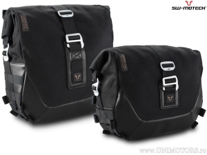 Set borse laterali Legend Gear LC2 / LC1 Black Edition e supporti SLC - Ducati modelli Scrambler ('14-) - SW-Motech