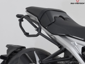 Set borse laterali Legend Gear LC2 / LC1 e supporti SLC - 23,3L / nero-marrone - Honda CB1000R ('21-) - SW-Motech