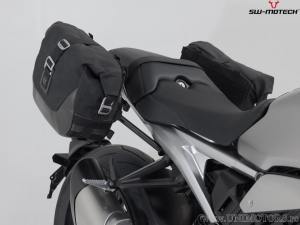 Set borse laterali Legend Gear LC2 / LC1 e supporti SLC - 23,3L / nero-marrone - Honda CB1000R ('21-) - SW-Motech