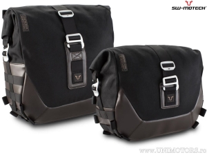 Set borse laterali Legend Gear LC2 / LC1 e supporti SLC - nero-marrone - Ducati modelli Scrambler ('14-) - SW-Motech