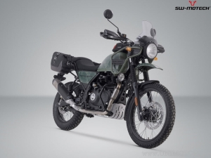 Set borse laterali Legend Gear LC2 / LC1 e supporti SLC - nero-marrone - Royal Enfield Himalayan ('18-) - SW-Motech