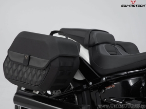 Set borse laterali Legend Gear LH2 / LH1 e supporti SLH - 45,0L - Harley-Davidson Softail Breakout ('17-) - SW-Motech