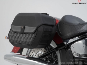 Set borse laterali Legend Gear LH2 / LH1 e supporti SLH - 45,0L - Harley-Davidson Softail Deluxe ('17-) - SW-Motech