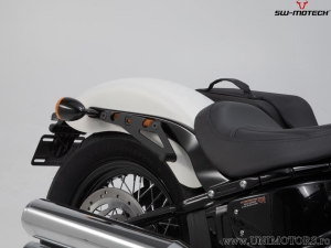 Set borse laterali Legend Gear LH2 / LH1 e supporti SLH - 45,0L - Harley-Davidson Softail Slim ('17-) - SW-Motech