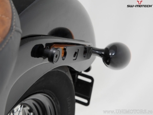 Set borse laterali Legend Gear LH2 / LH1 e supporti SLH - 45,0L Harley-Davidson Softail StrBob (17-), Standard (20-) - SW-Motech
