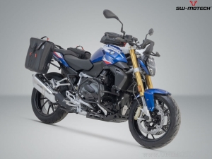 Set borse laterali SysBag WP (impermeabile) M con supporti SLC e adattatori - BMW R 1250 RS ('22-) - SW-Motech