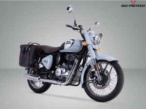 Set borse laterali SysBag WP (impermeabile) M con supporti SLC e adattatori - Royal Enfield Classic 350 ('22-) - SW-Motech