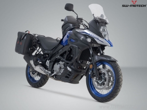 Set borse laterali SysBag WP (impermeabile) M con supporti SLC e adattatori - Suzuki DL650 V-Strom ('16-) - SW-Motech