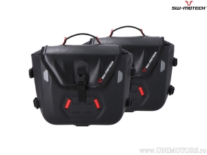 Set borse laterali SysBag WP (impermeabile) S con supporti SLC e adattatori - Triumph Thruxton 900 ('04-'15) - SW-Motech