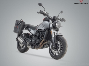 Set borse laterali SysBag WP M con supporti SLC e adattatori - Benelli Leoncino 500 ('17-) / Trail ('18-) - SW-Motech