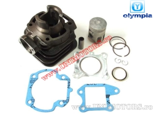 Set cilindro (motore) - Kymco Calypso / MXU / MXer / Maxxer / Heroism / Sniper / SYM Jet / Jungle / Red Devil 50cc 2T - (Olympia