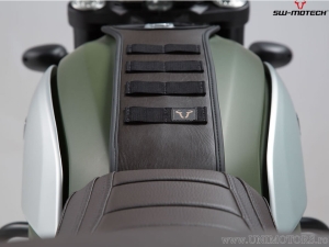 Set cinghia serbatoio SLA e borsa accessori Legend Gear LA2 (1,0L) - marrone-nero - Ducati Scrambler modelli ('14-) - SW-Motech