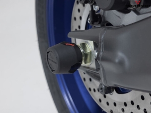 Set crashpad eje rueda trasera - material: poliamida - color: negro - Yamaha MT-09 ('20-) - SW-Motech