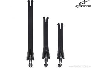 Set curele catarame cizme enduro / cross Tech 10 (negru) - Alpinestars