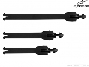 Set curele catarame cizme enduro / cross Tech 3 / Tech 3 Enduro (negru) - Alpinestars