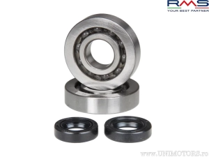Set cuscinetti e guarnizioni albero motore - Piaggio / Gilera - 50cc 2 tempi - (RMS)
