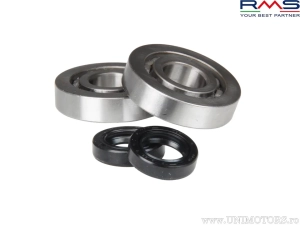 Set cuscinetti e guarnizioni albero motore - Piaggio / Gilera - 50cc 2 tempi - (RMS)