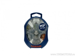 Set di lampadine per cambio 12V H7 (6 lampadine e 3 fusibili) - Osram