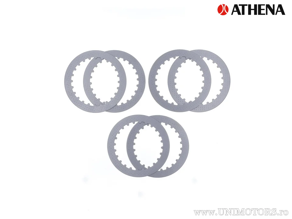 Set dischi frizione acciaio - Honda CR125R ('86-'99) - Athena
