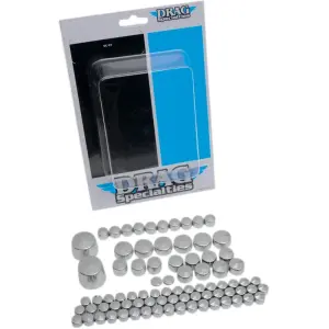 Set estándar tapas tornillo motor - Cromado, Plateado - 24010708