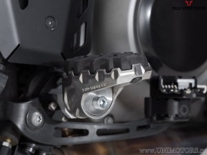 Set EVO-Fußrasten - Edelstahl - Gummi / silber-schwarz - Harley-Davidson Pan America ('21-) - SW-Motech
