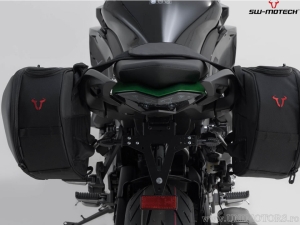 Set genti laterale PRO BLAZE si suporti detasabili / 30-40L / negru-antracit - Kawasaki Z1000 SX / Ninja 1000SX - SW-Motech