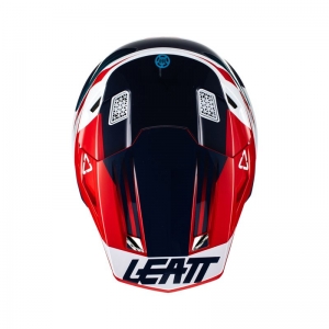 Set Helm / Brille Moto 7.5 V22 Royal: Größe - L