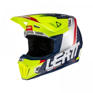 Set helmet / goggles Moto 7.5 V22 lime: Size - M