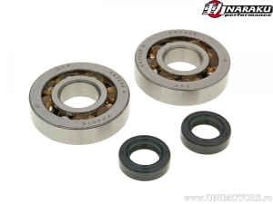 Set krukaslagers / keerringen - Peugeot Fox 50 2T AC - Naraku