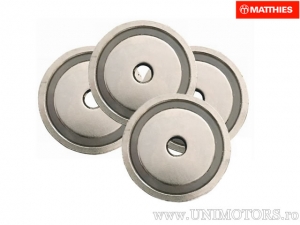 Set magnetische houders voor acculader (gelijkrichter) 4 stuks - JM