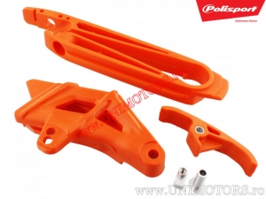 Set patine lant (portocaliu) - KTM EXC / EXC-F / EXC R ('08-'11) / SX / SX-F ('07-'10) - Polisport