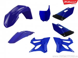Set plastice albastre - Yamaha YZ 85 SW 17/14 Zoll ('15-'17) / YZ 85 LW 19/16 Zoll ('15-'22) - Polisport