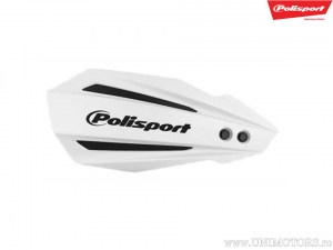 Set plastice de schimb culoare alba protectii maini Bullit - Polisport