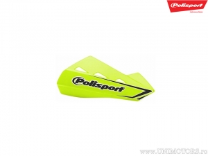 Set plastice de schimb culoare galben fluorescent protectii maini Qwest - Polisport