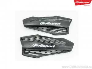 Set plastice de schimb culoare neagra protectii maini MX Force - Polisport