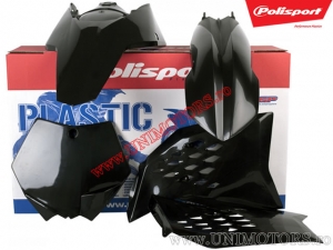 Set plastice (negre) - KTM SX 125 / SX 250 2T / SX-F 250 4T / SX-F 450 Racing ('07-'10) / SX 150 2T ('09-'10) - Polisport