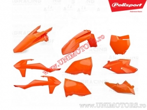 Set plastice (portocalii) - KTM SX 125 / SX 150 / SX 250 / SX-F 250 ie / SX-F 350 ie / SX-F 450 ie ('16-'18) - Polisport