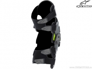 Set protectii genunchi enduro / cross Youth (copii) Bionic 5S (negru/antracit/galben) - Alpinestars