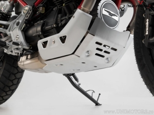 Set protezioni Adventure (paramotore + 2x crashbar + 2x crashpad) - Moto Guzzi V85 TT ('19-) - SW-Motech