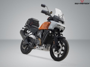 Set protezioni Adventure (paramotore + 2x crashbar + paramani + 4x crashpad) - Harley-Davidson Pan America ('21-) - SW-Motech
