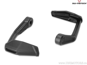 Set protezioni leve con paramani - alluminio - colore: nero - Honda CB1000R ('18-) - SW-Motech