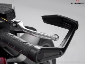 Set protezioni leve con paramani - alluminio - colore: nero - Honda CB1000R ('18-) - SW-Motech