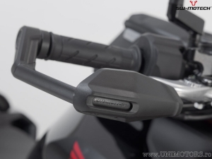 Set protezioni leve con paramani - alluminio - colore: nero - Honda CB750 Hornet ('22-) - SW-Motech