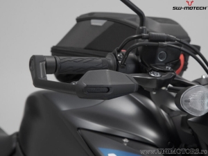 Set protezioni leve con paramani - materiale: alluminio - colore: nero - Suzuki GSX-S modelli - SW-Motech
