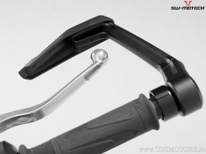 Set protezioni leve con paramani - materiale: alluminio - colore: nero - Triumph Trident 660 ('21-) - SW-Motech