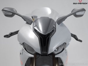 Set protezioni leve - materiale: alluminio - colore: nero - BMW S 1000 RR ('19-) - SW-Motech
